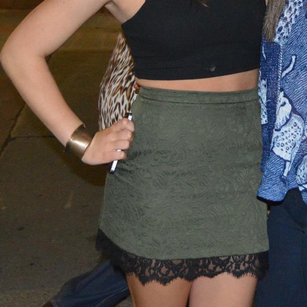 worn once topshop skirt